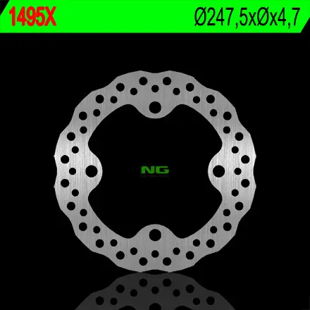 Nakupujte Hned NG brzdový kotouč přední/zadní POLARIS RANGER 1000 14-15 (247,5X4,7) (4X15,4mm) WAVE