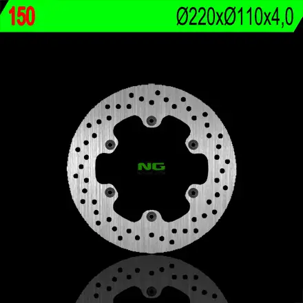 NG brzdový kotouč přední KTM 50 EXC 90-93, zadní MZ 125RT 99-02 (220X110X4) (6X6,5mm) Časově Omezené