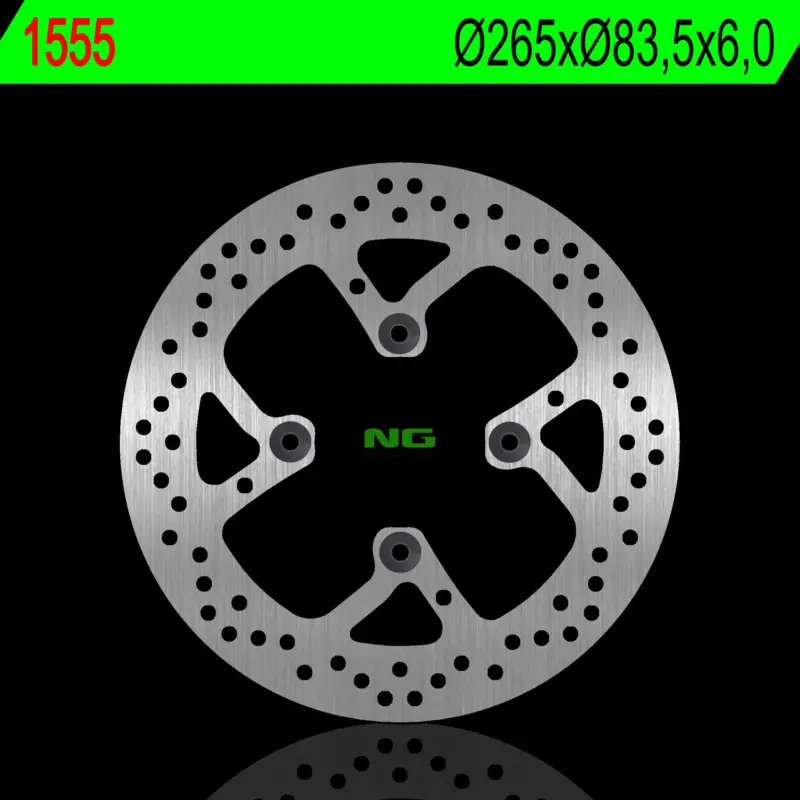 NG zadní brzdový kotouč DUCATI DIAVEL 1200 11-22 MULTISTRADA 1200/1262 15-22 , XDIAVEL 1262 15-22 (265X83,50X6,0mm) (4X10mm) Levný