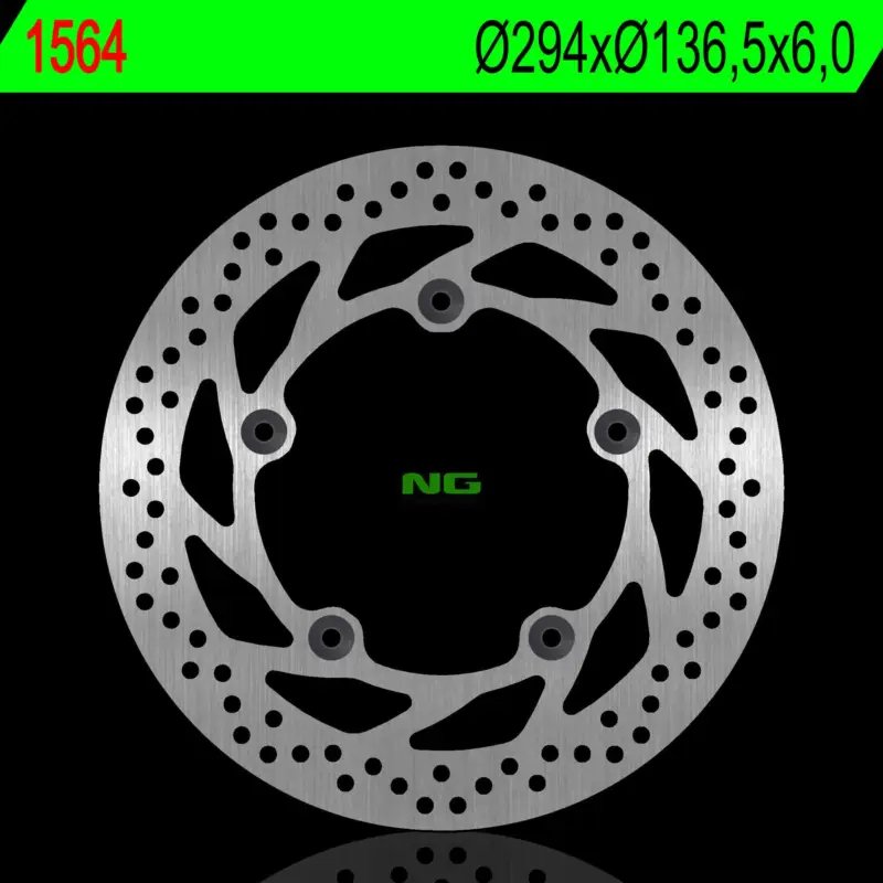 NG zadní brzdový kotouč BMW K1200/1300 GT 09-13 (294X136,5X6,0mm) (5X1,5mm) Ověřený