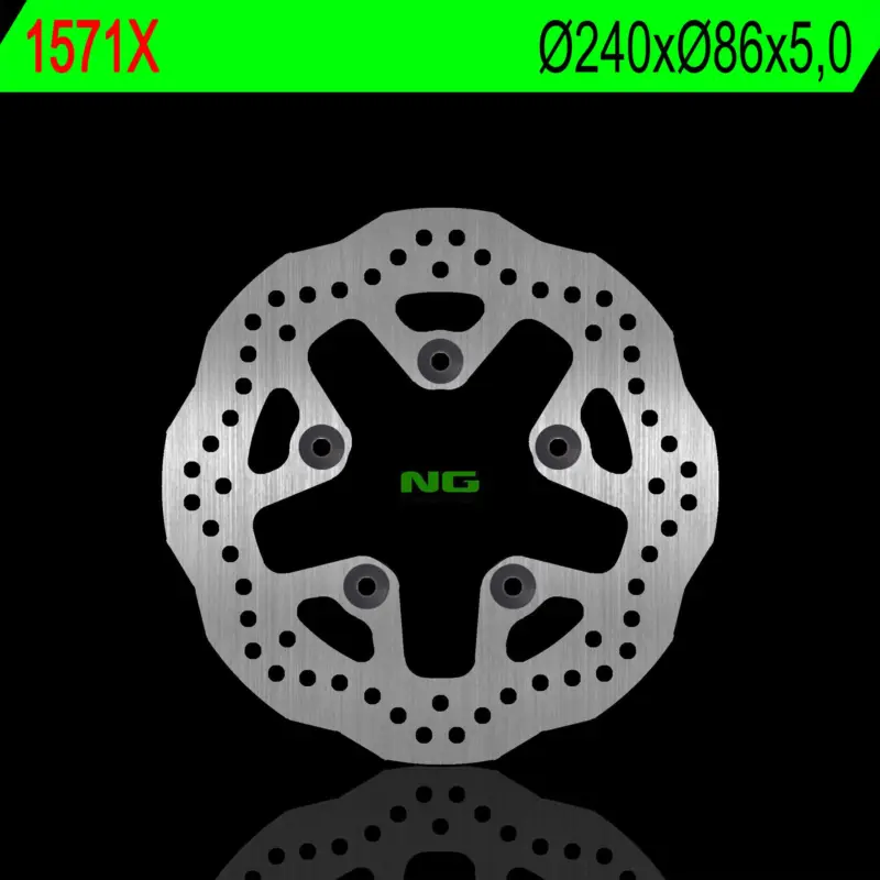 NG zadní brzdový kotouč KTM SUPER DUKE 1290 14-18 (240X86X5,0mm) (5X8,5mm) WAVE Speciální Cena