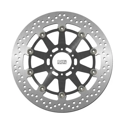 NG přední brzdový kotouč APRILIA DROSODURO 900/TUONO660 17-21, MOTO GUZZI V7 17-20 (320X64X4,5mm) (6X8,5mm) plovoucí (prostředek hliníkový) Hit Sezóny
