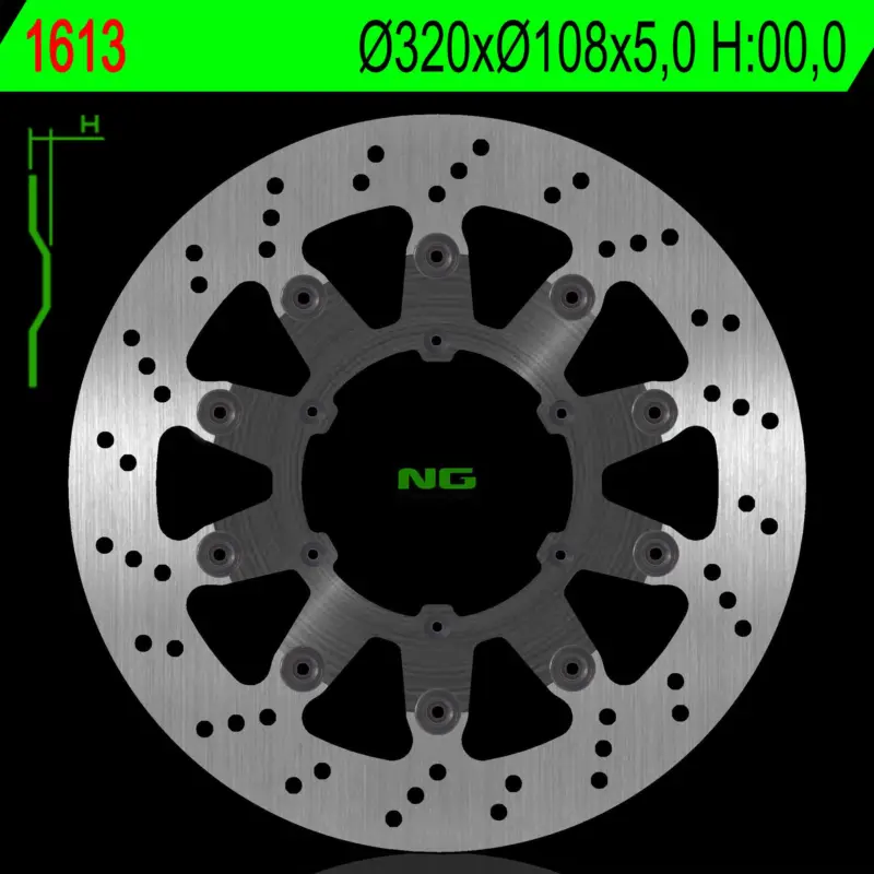 Nejprodávanější NG přední brzdový kotouč GAS GAS 125/250/400/515 SM CCM 230/450/600/644/710 (plovoucí)