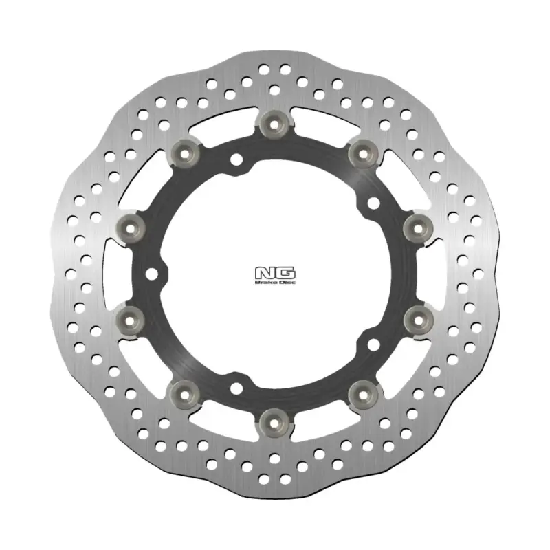 Tovární Cena NG přední brzdový kotouč KAWASAKI Z 650 17-25, Z 900 16-20 (300X142,2X5,0mm) (5X10,5mm) plovoucí WAVE (prostředek hliníkový) - nahrazuje NG1623X