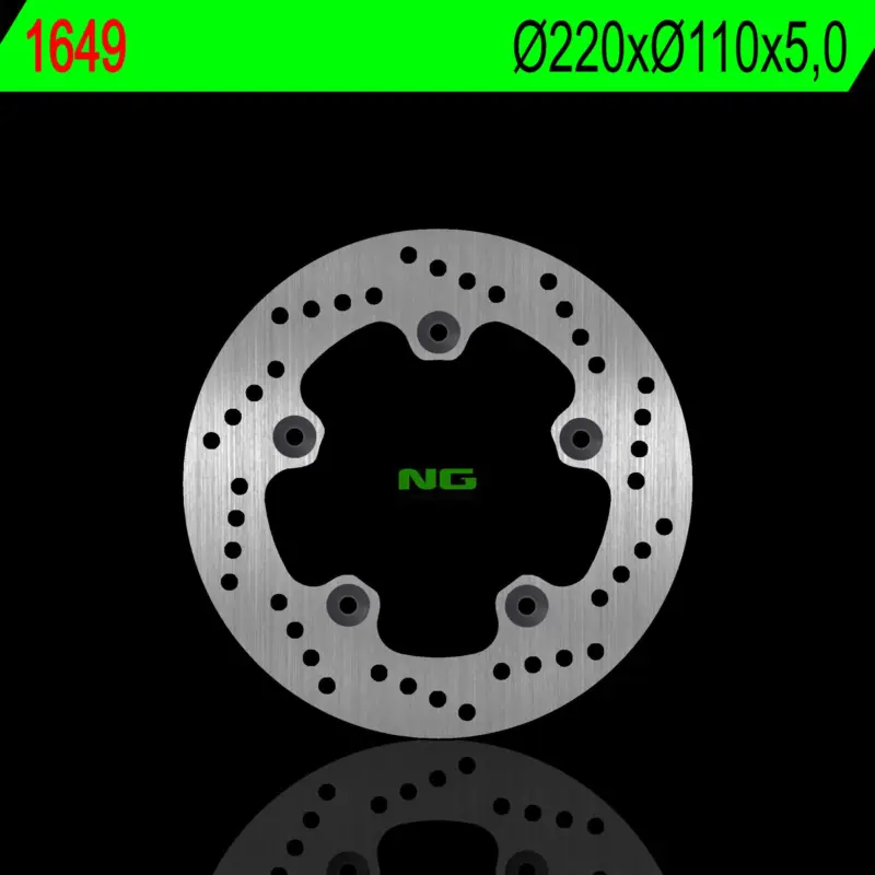 NG zadní brzdový kotouč SUZUKI GSXR 1000 17-18 (220X110X5,0mm) (5X10,5mm) Expresní Doručení