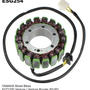 Bezpečná Platba ELECTROSPORT vinutí alternátoru (stator) YAMAHA XVZ 1200/1300 VENTURE ROYALE (83-89)