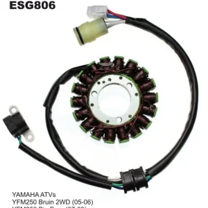 Dokud Zásoby Vydrží ELECTROSPORT vinutí alternátoru (stator) YAMAHA YFM 250 BIG BEAR (07-09), BRUIN (05-06)