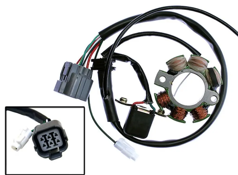 Must-Have ELECTREX vinutí alternátoru (stator) KAWASAKI KXF250 04-10, SUZUKI RMZ250 04-06