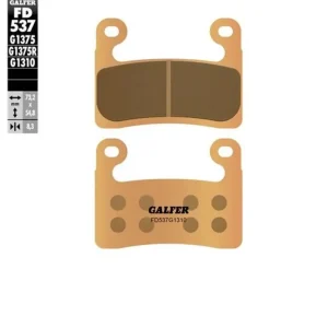 Originální GALFER brzdové destičky KH724 sintrované barva zlatá závodní BMW S 1000RR 19-23; S 1000XR 20-23; R 1250GS 19-23; R1250RT 19-23