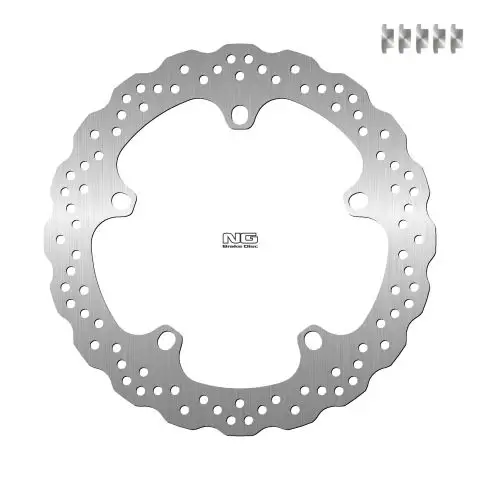 NG přední brzdový kotouč BMW F 800/R850,1100,1150/K 1200/1300/1600 (320X181X4,8mm) (5X14,0mm) WAVE Levný