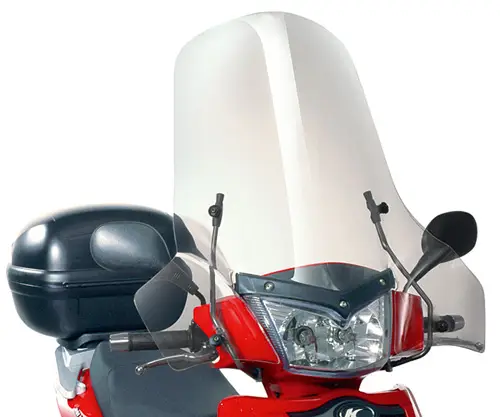 KAPPA plexi KYMCO PEOPLE S50/125/200 05-15 64 X 71 cm průhledné - potřebné upevnění 137AK Aktuální